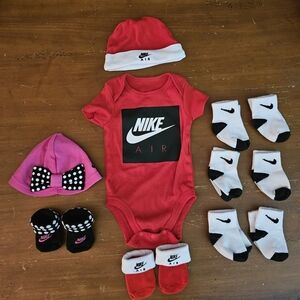Baby Nike Gear, Socks, Hats, Onesie